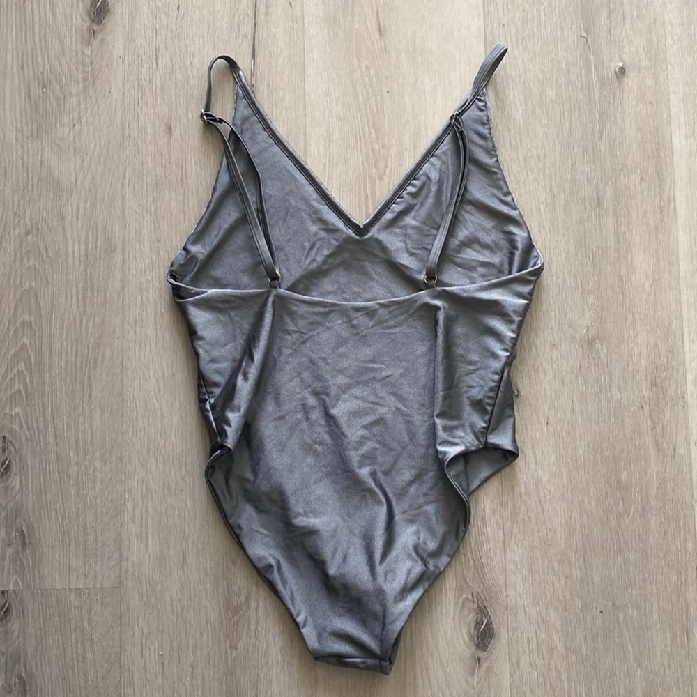 Silver Sail on Honey one piece swimsuit Size Large - Picture 2 of 6